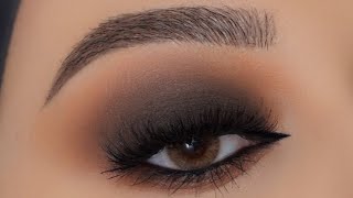 smokeyey makeup by souna مكياج عيون سموكي بألوان ترابيه | مع خبيرة االتجميل سونا