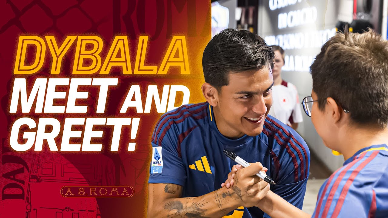 PAULO DYBALA ALL'AS ROMA STORE DI VIA DEL CORSO!  ✍️🤗