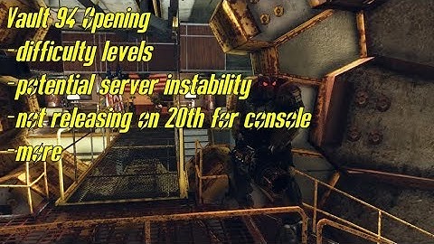 Fallout 76 NEW Vault 94 Raid Details and Vault Raids Information