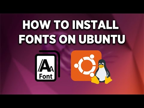 How to Install fonts on Ubuntu - full guide
