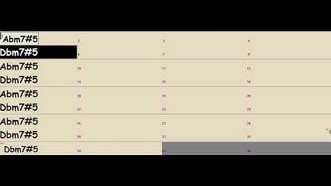 Abm7#5 to Dbm7#5 Aeolian - DP