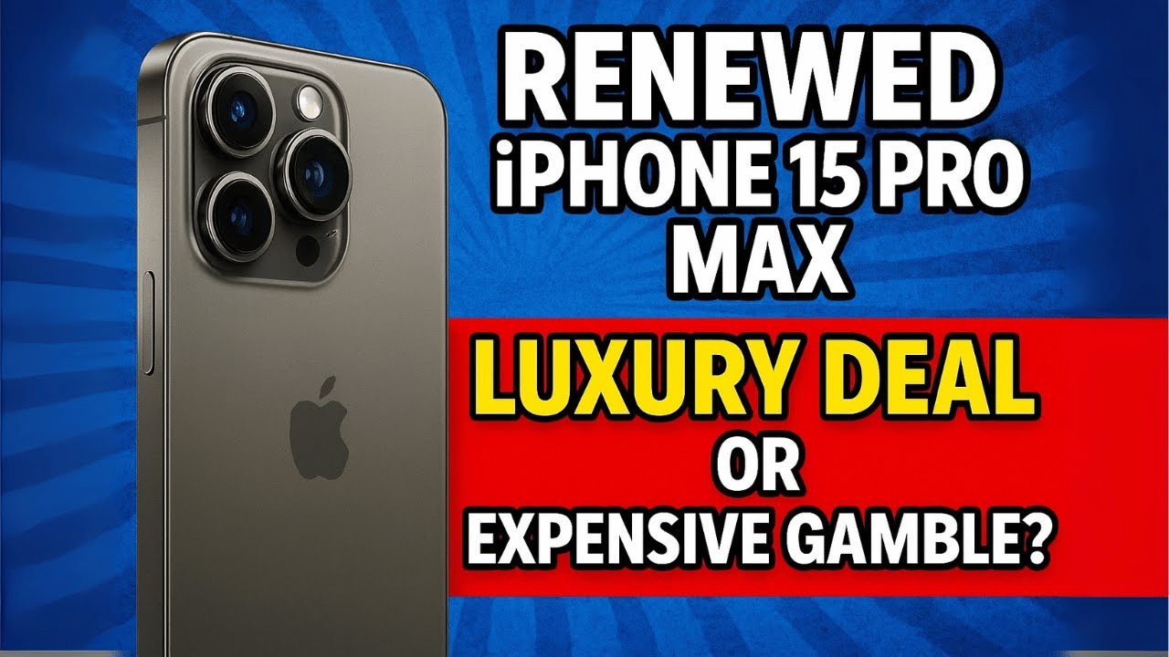 Renewed iPhone 15 Pro Max – Luxury Deal or Expensive Gamble?