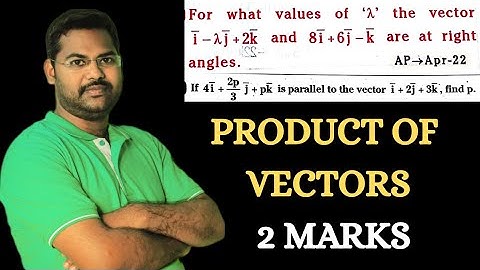 Product of vectors@maths naresh eclass
