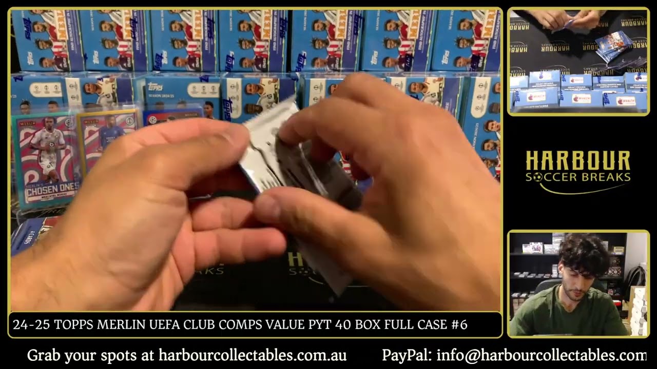 Break #6 - 24/25 Topps Merlin UEFA Club Competitions VALUE PYT 40 Box Full Case