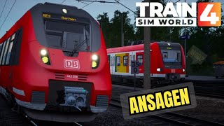 Train Sim World 4 | Köln-Aachen | RE 9: ANSAGEN vom Ingo Ruff | TSW4 | Gameplay [Deutsch]