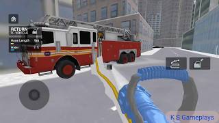 Fire Truck Driving Simulator Android Gameplay Full HD screenshot 2