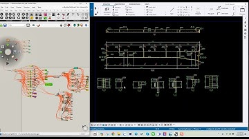 Rhino 8 Grasshopper Tekla Drawing :  Automatically create rafter drawings