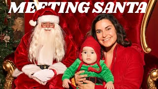 The Most Festive Vlogmas Day 10 // Baby Meeting Santa