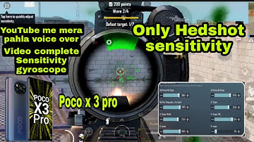 POCO X3 PRO PUBG BGMI New Sensitivity Settings | GYRO & NON GYRO WITH SENSI CODE🔥OF NEW UPDATE 1.9.0