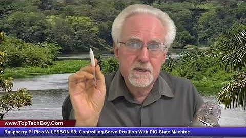 Raspberry Pi Pico W LESSON 98: Controlling Servo Position With PIO State Machine