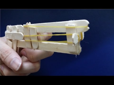 Comment faire un pistolet de bâtons de popsicle - Bande de caoutchouc gun