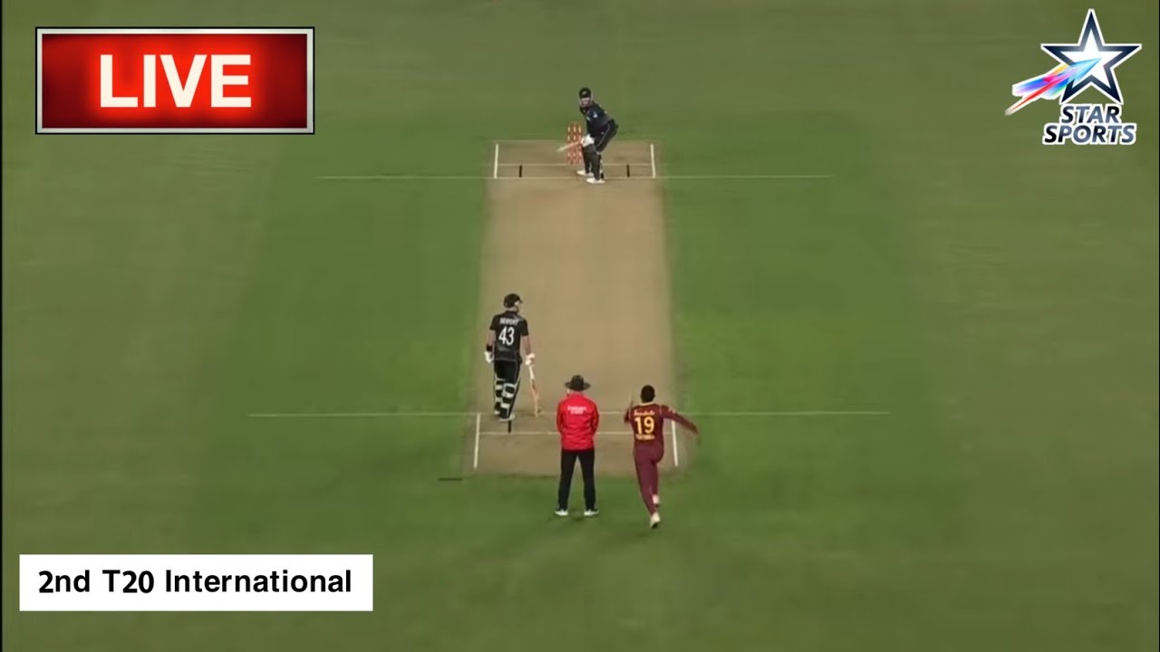 New Zealand vs West Indies 2nd T20 2020 Live Match || NZ vs WI 2nd T20 ...