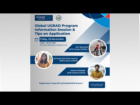 Global UGRAD Program Information Session & Tips on Application (Nov 26, 2021)
