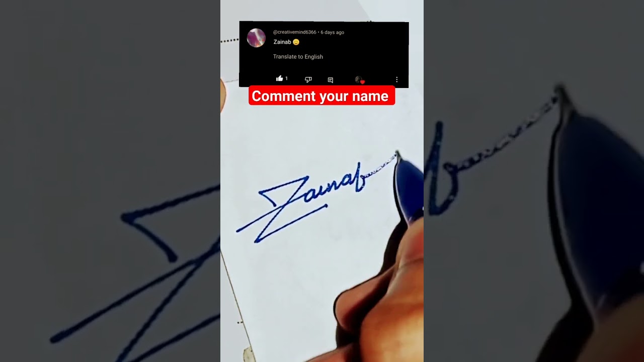 Z name signature || Beautiful zainab signature 