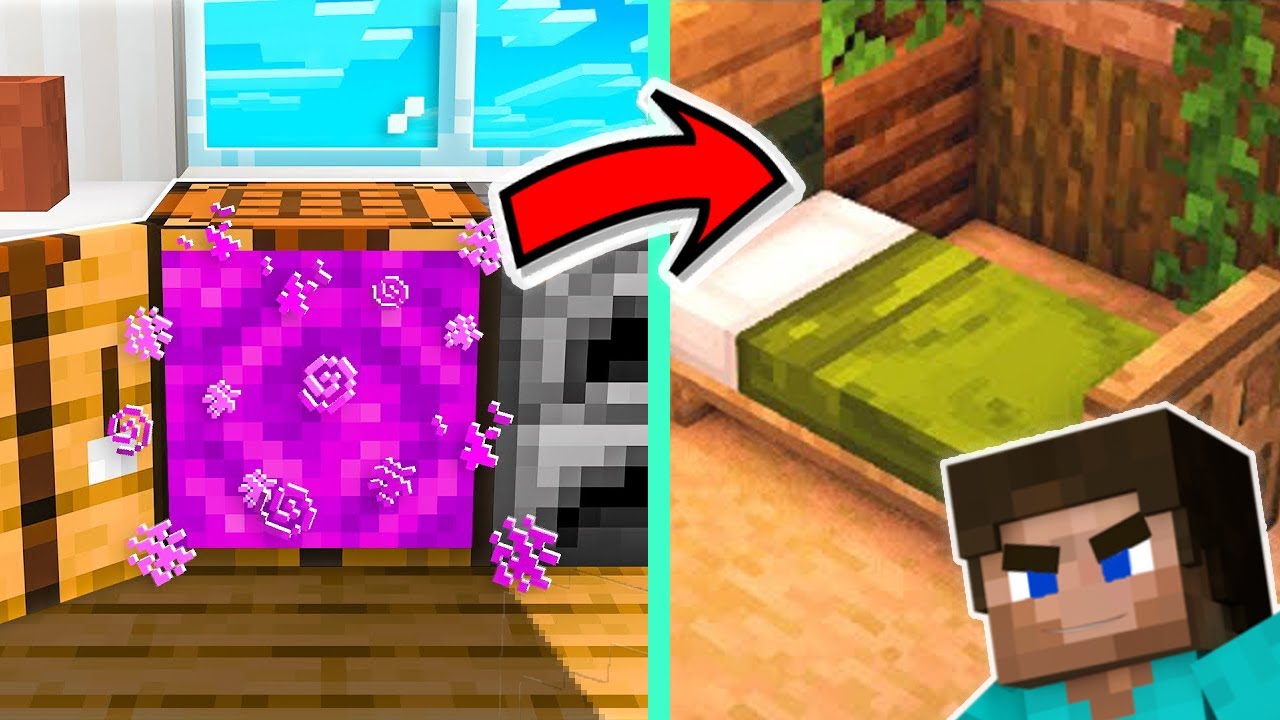 MADE A SECRET UNDERGROUND HOUSE WITH TIKTOK MINECRAFT HACKS | ANDREOBEE ...