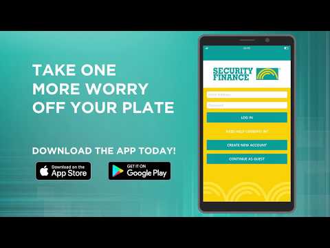 Security Finance | Mobile App | Installment Loans & Taxes - video from Security Finance