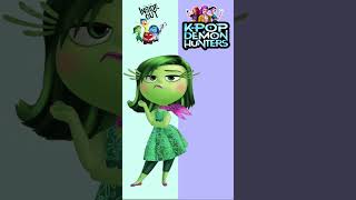 Celebrity Inside Out Characters as Kpop Demon Hunters ✨🔥 | Ultimate Transformation Profile