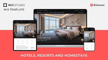Wix Template for Hotels, Resorts and Homestays | Wix Studio #wix #wixstudio #wixtemplate