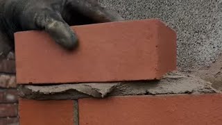 ASMR Bricklaying Video Satisfying RELAX #brick #brickwork 