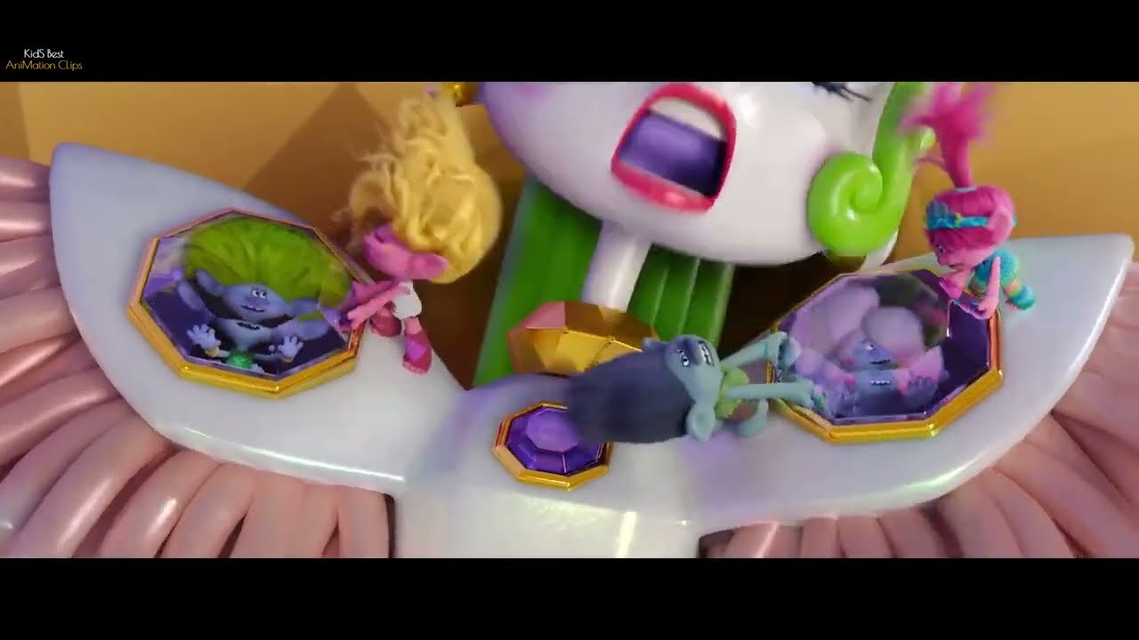 Trolls Bank Together (2023) The Chase Scene