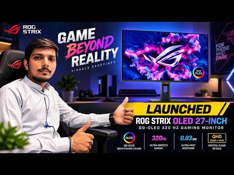 Asus ROG Strix OLED XG27ACDMSR 320Hz 27-inch QD-OLED Monitor Launched - Explained All Spec, Features