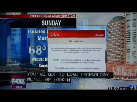 News FAIL - Java all over the screen