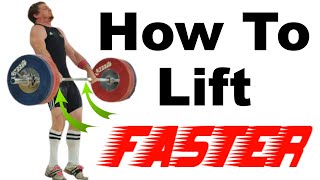 Olympic Weightlifting: How To Get Faster Under The Barbell (Clean & Snatch)