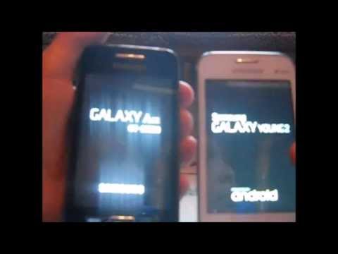 Samsung Galaxy Ace vs.  Samsung Galaxy Young 2 Speed Test