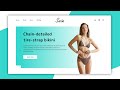 Design Website with Figma and Smart Animation | Swimwear Website Design