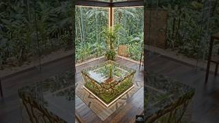 I Built a Living Jungle Inside a Resin Table 🌿🤯#ResinTable #EpoxyResin #LuxuryFurniture