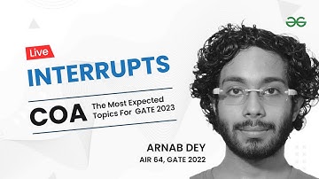 COA | Interrupts | The Most Expected topics for GATE 2023