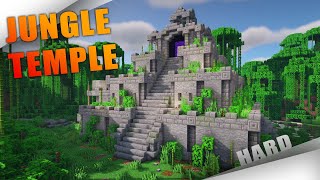Minecraft: How To Build a Survival JUNGLE TEMPLE for 2 Players TUTORIAL