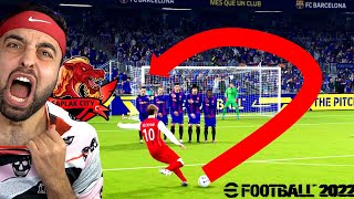 BECKHAM 23 METRE FRİKİK GOL ! 4 LÜ KAPIŞMA LİGİNE HAZIRLIK ! EFOOTBALL 2022 PES !