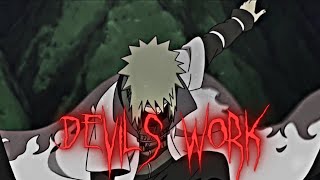 Devils work || Minato vs Obito edit || Alight motion