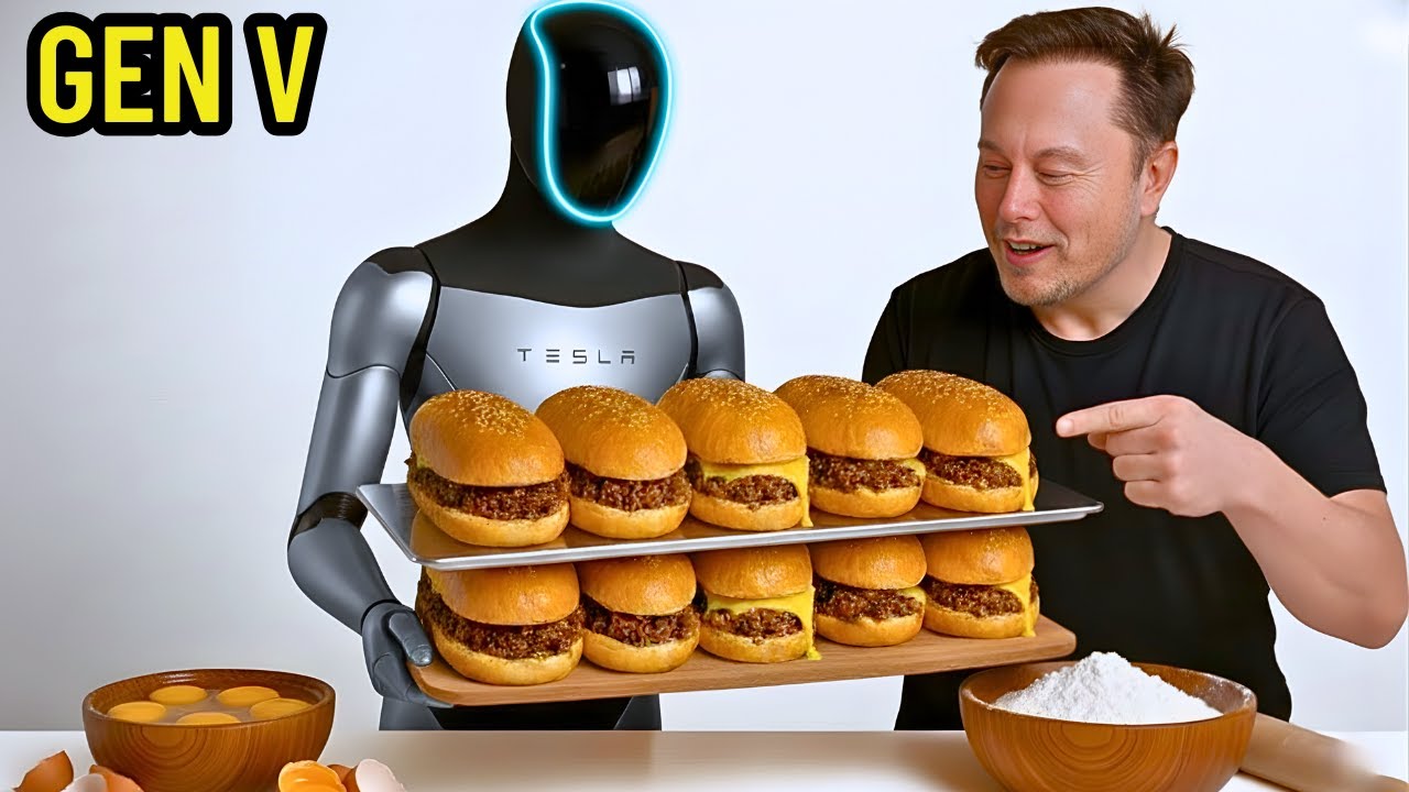 Tesla's $50K Gen 5 Bot: Your Chef, Surgeon & Immortality! Coming 2028