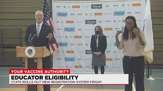 Baker defends state's plan for vaccinating educators, school staff