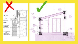 #ARCHICAD #ARCHITECTURE - Show section as trace reference for details