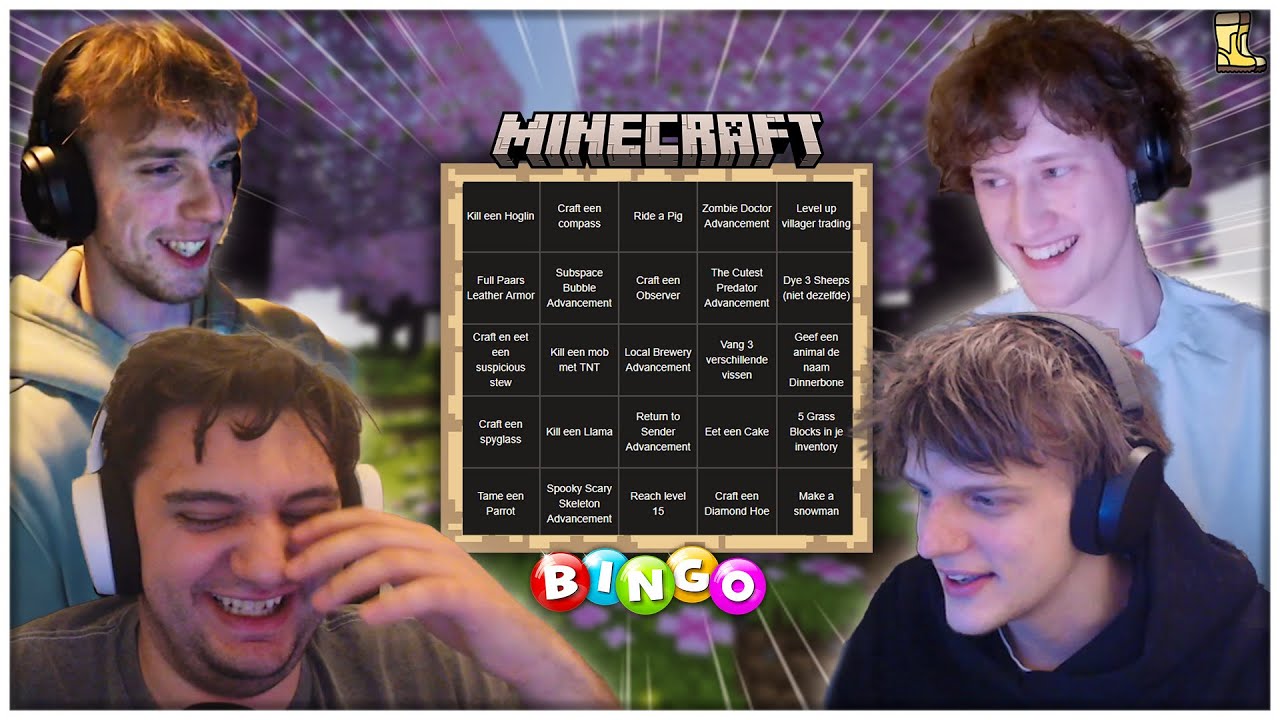 LarsLaars speelt Minecraft Bingo