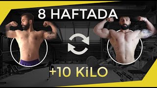 Karantinada Evde Antrenman Yaparak 8 Haftada 10 Kilo Kazandım.BodyTransformation