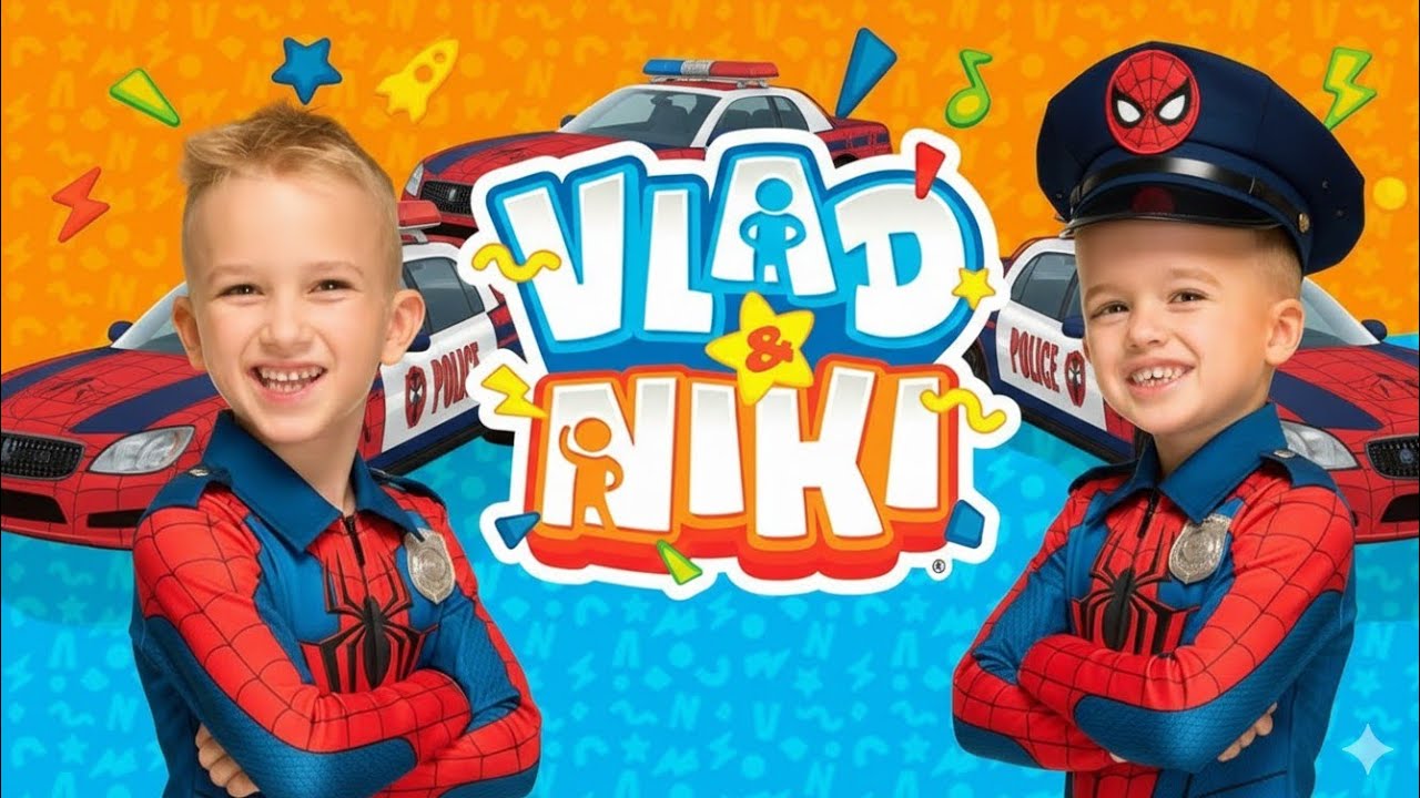 Superhero Rescue MissionSPIDEY Police Chase 🚨 | Vlad and Niki Save the Cit🕷️🚓