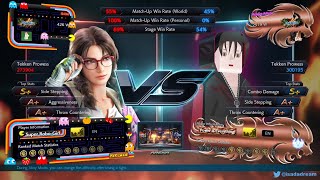 TEKKEN 7 : IZGA (Julia) vs Rabbit (Jin) Rank Match [ season 4 ]