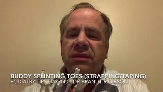 Detailed Buddy Splinting Toes (Strapping/Taping) Details
