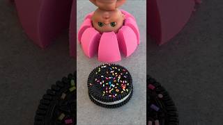 Pink Kinetic Sand + Surprise Reveal 😳💖 #shorts #kineticsand #satisfying