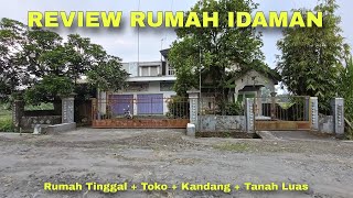 Rumah + Toko + Kandang DIJUAL Murah ! Tanah Luas , Lingkungan Nyaman