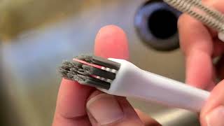Crown Choice 3 Piece Brush Set | Small Cleaning Brush Set for Kitchen Utensils, Tight Spaces