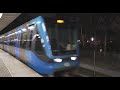 Sweden, Stockholm, Subway night ride from Enskede Gård to St Eriksplan + walk