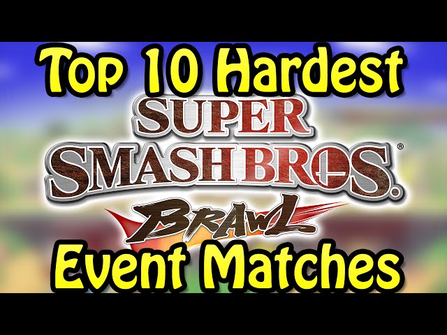 Top 10 Hardest Super Smash Bros. Brawl Event Matches 