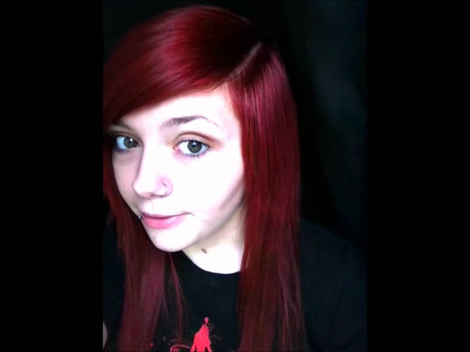 Hair (Quotation Subject), dye, manic panic, pillarbox red, rock n roll red,...