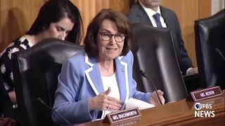 WATCH: Sen. Rosen questions Rubio in his 1st hearing since Iran war