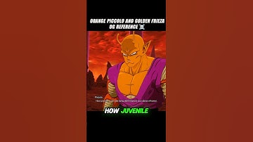 Orange Piccolo And Golden Frieza Og Reference 🤯 #crashout #goldenfrieza #sparkingzero #dragonballz